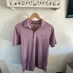 Travis Mathew Light Purple Polo Shirt